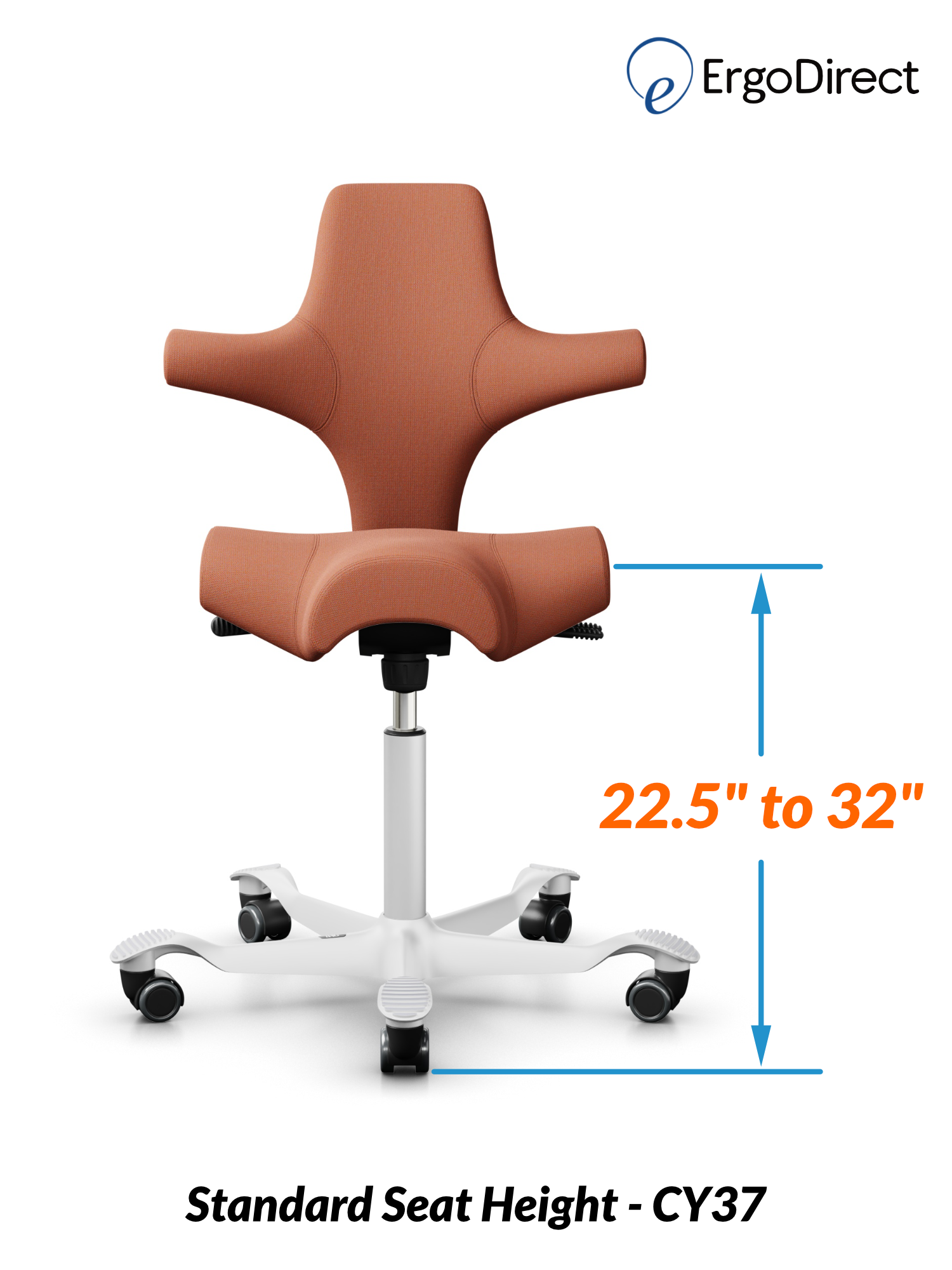 Stool Cylinder - CY37 (Seat Height: 22.5" - 32")